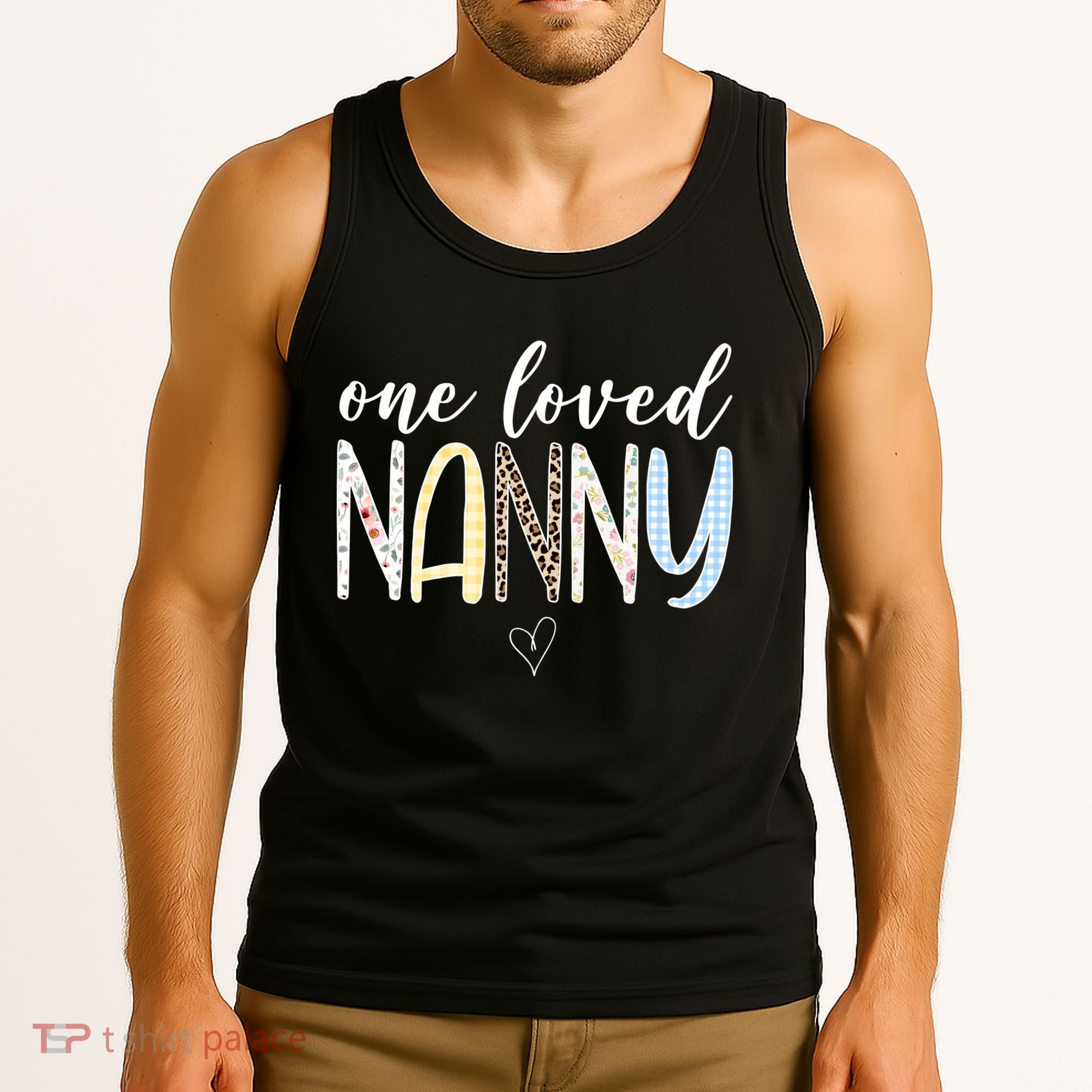 One Loved Nanny Cute Gift Tank Top