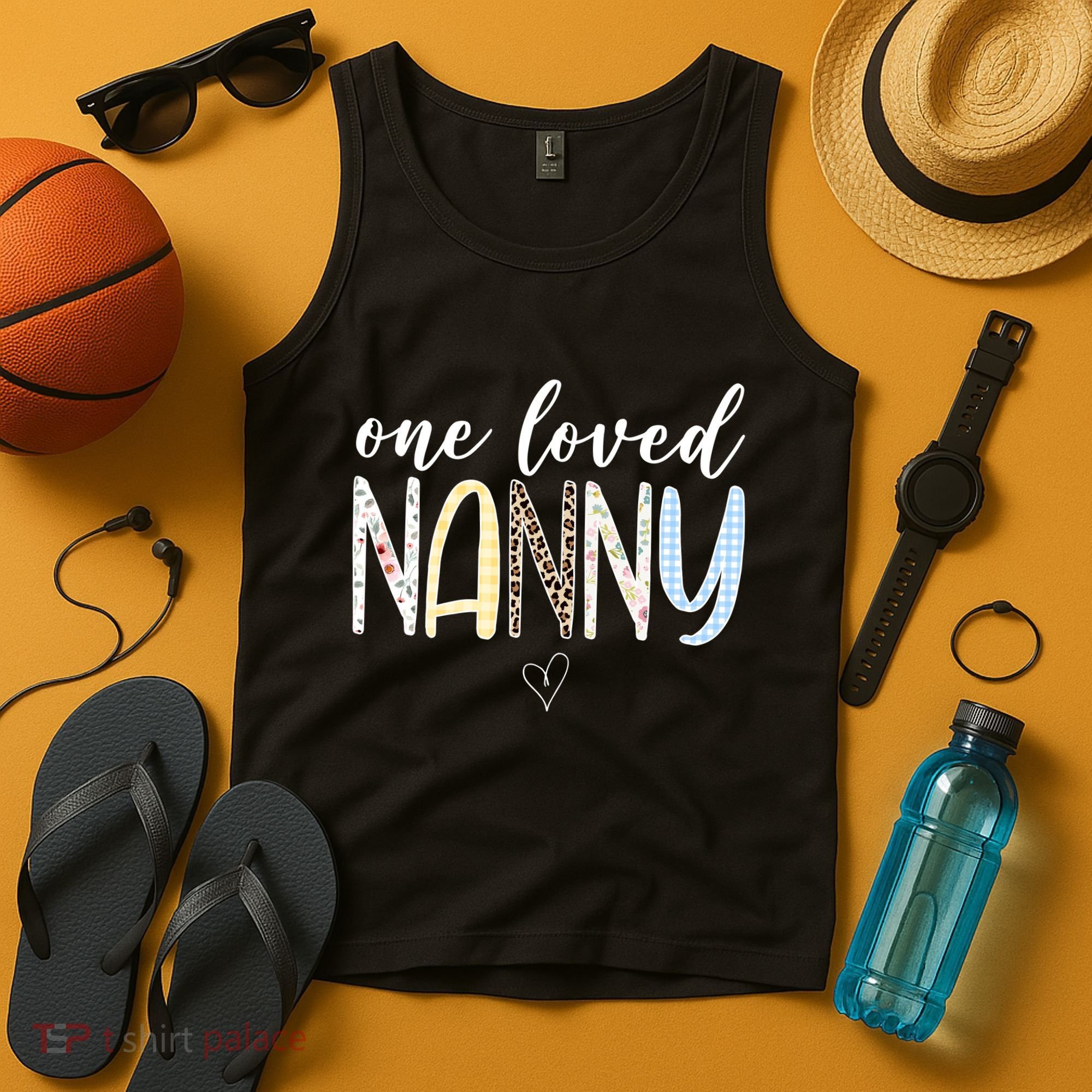 One Loved Nanny Cute Gift Tank Top