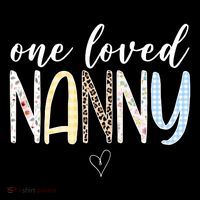 One Loved Nanny Cute Gift Women's Long Sleeve Shirt thumb 2