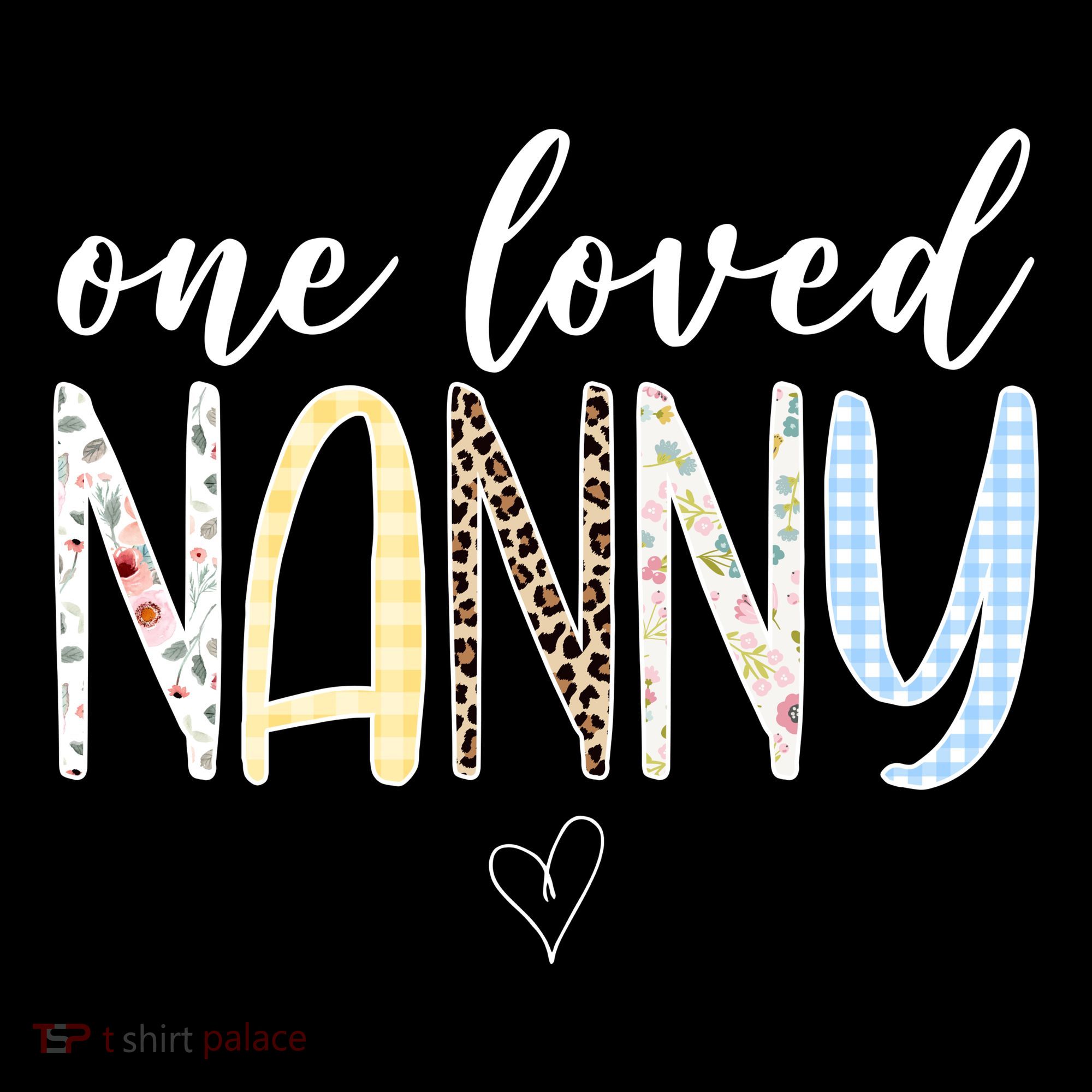 One Loved Nanny Cute Gift Women's Long Sleeve Shirt
