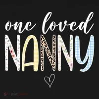 One Loved Nanny Cute Gift Women's Long Sleeve Shirt thumb 2