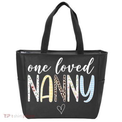 One Loved Nanny Cute Gift Tote Bag
