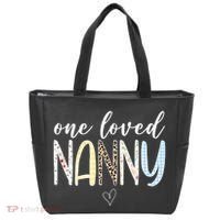One Loved Nanny Cute Gift Tote Bag thumb 0