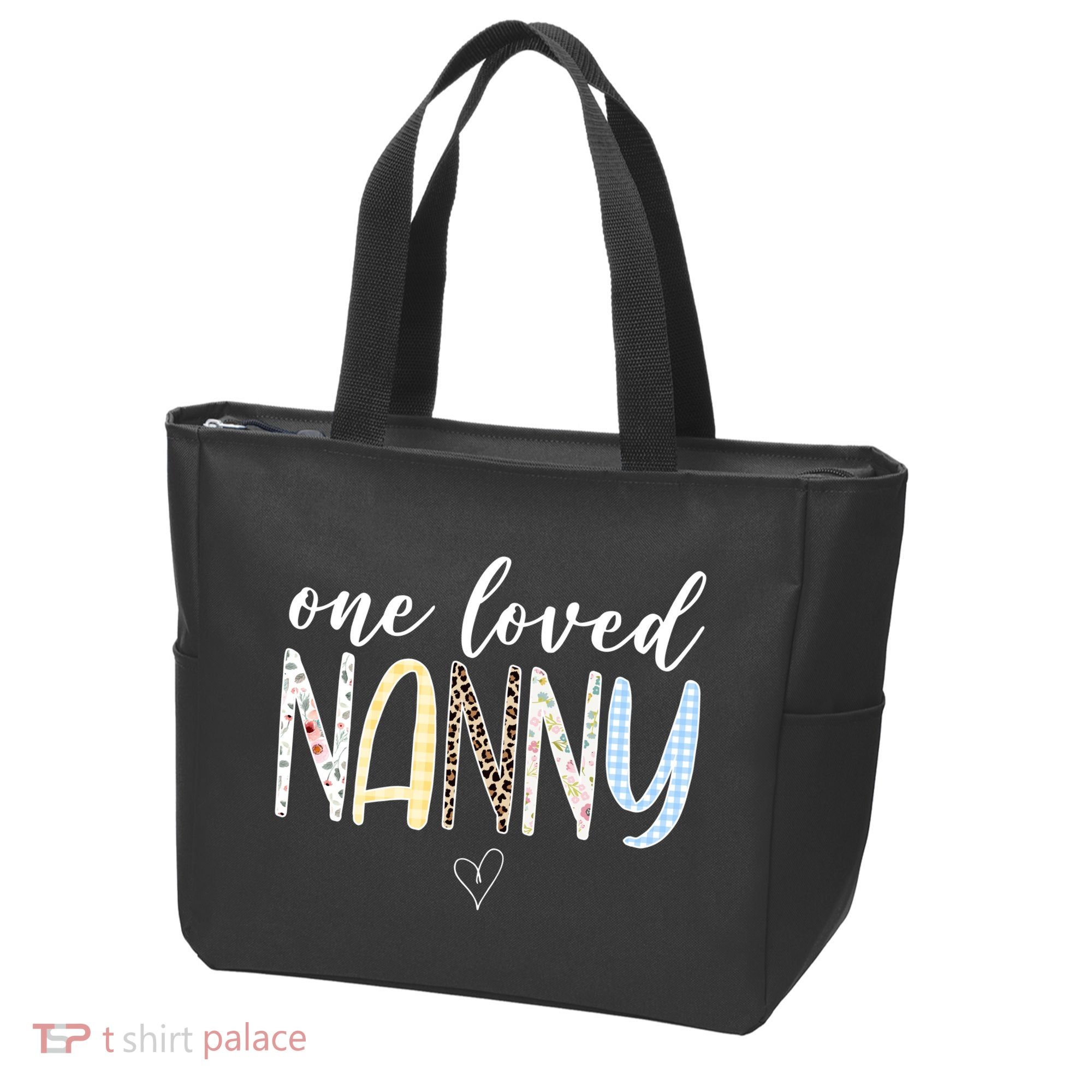 One Loved Nanny Cute Gift Tote Bag