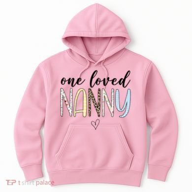One Loved Nanny Cute Gift Hoodie