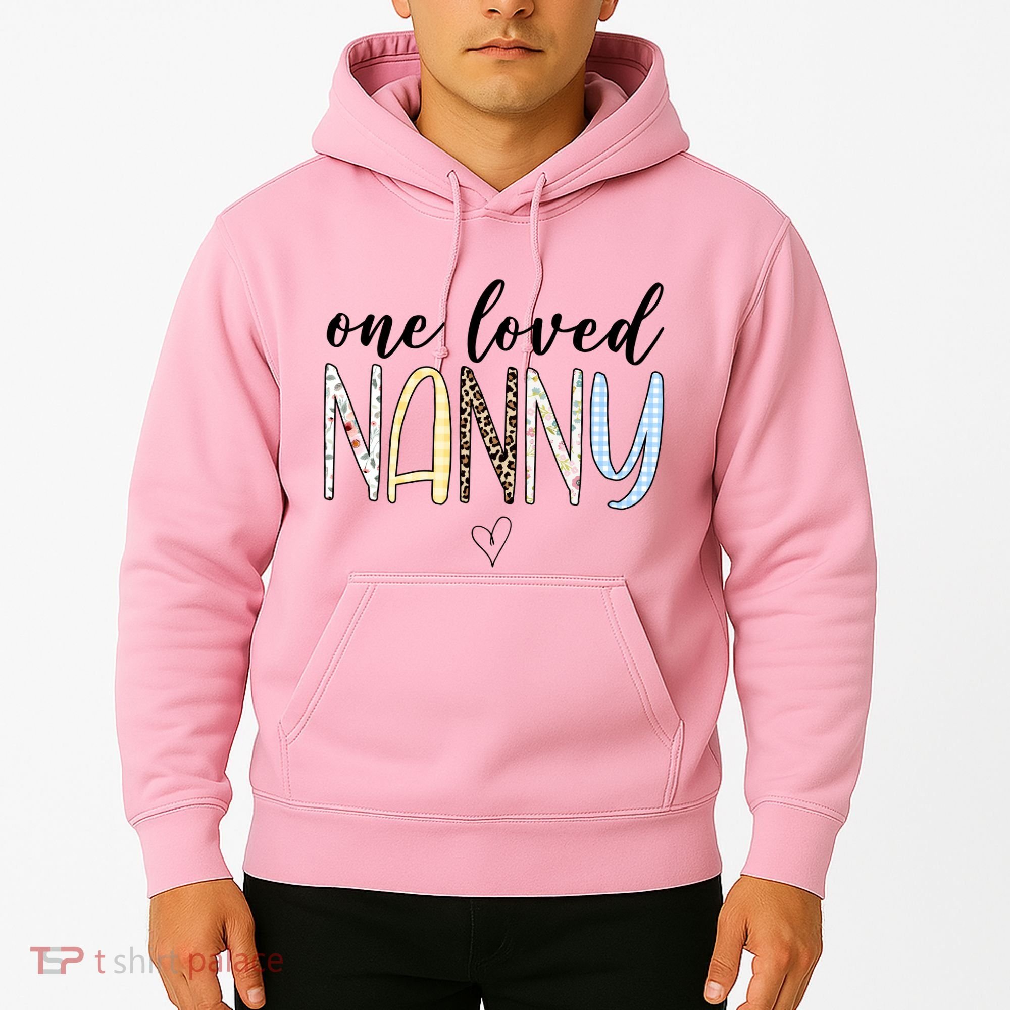 One Loved Nanny Cute Gift Hoodie