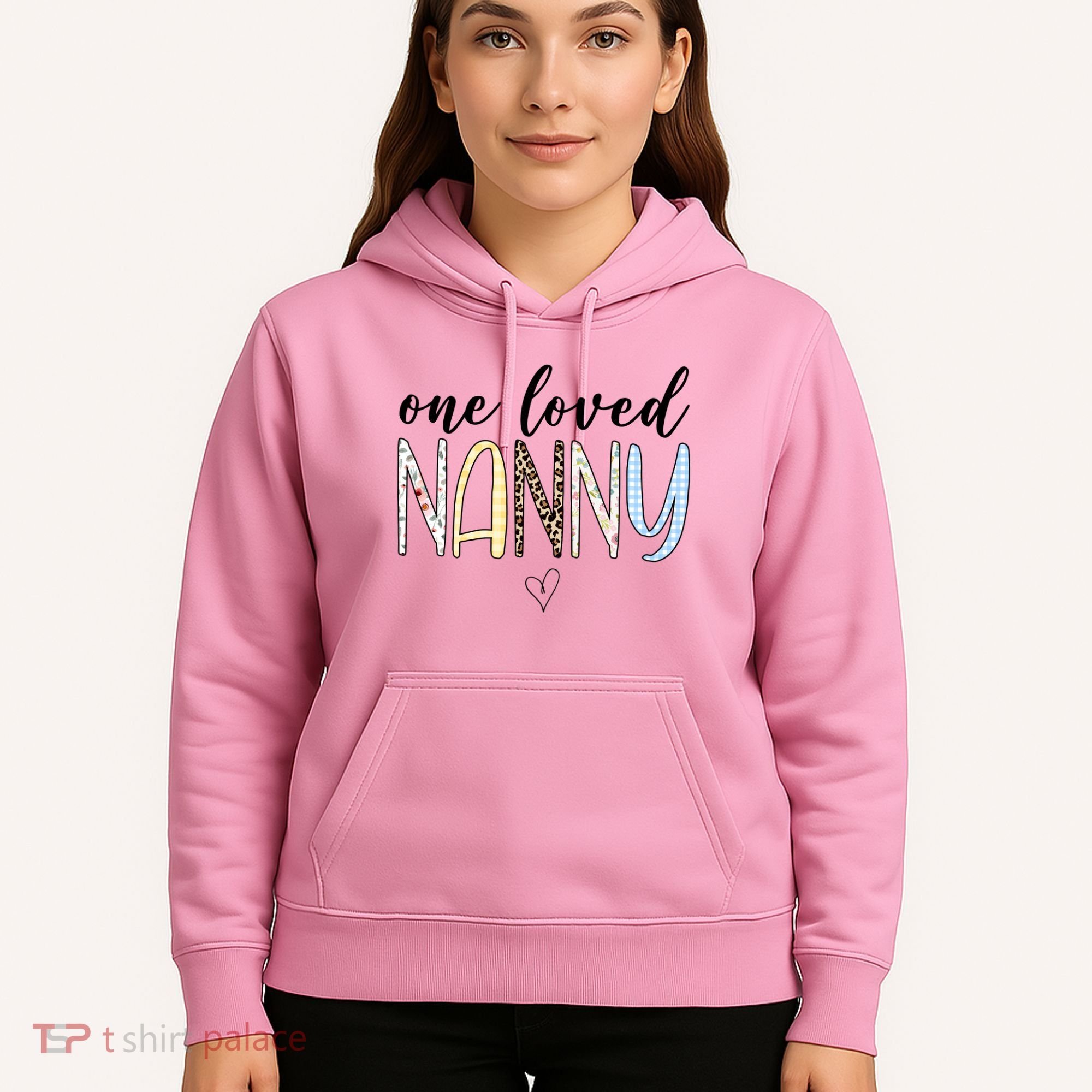 One Loved Nanny Cute Gift Hoodie