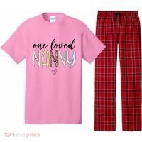 One Loved Nanny Cute Gift Pajama Set thumb 0
