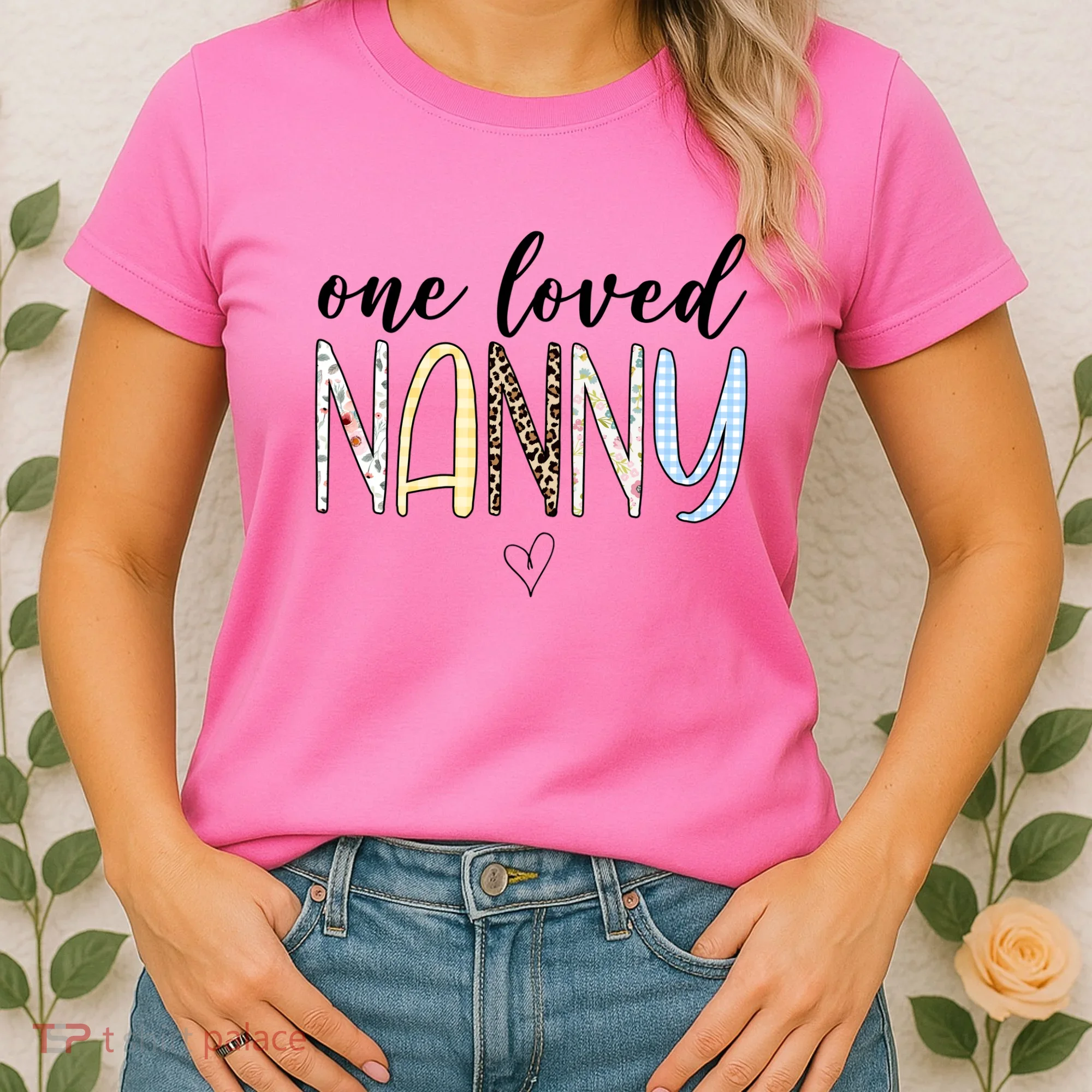 One Loved Nanny Cute Gift Women's T-Shirt