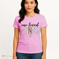 One Loved Nanny Cute Gift Women's T-Shirt thumb 4