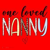 One Loved Nanny Cute Gift Santa Hat thumb 1