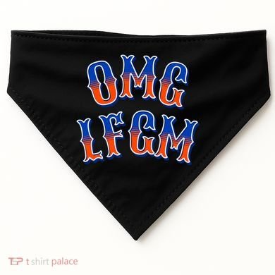 Omg Lfgm New York USA-Made Doggie Bandana