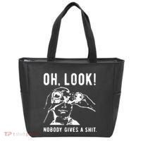 Oh Look Nobody Gives A Shit Offensive Men Nobody Cares Mocking Novelty Tote Bag thumb 0