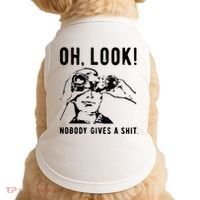 Oh Look Nobody Gives A Shit Offensive Men Nobody Cares Mocking Novelty Doggie Tank thumb 0