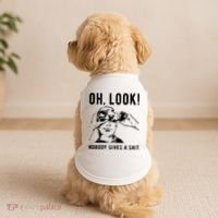 Oh Look Nobody Gives A Shit Offensive Men Nobody Cares Mocking Novelty Doggie Tank thumb 2
