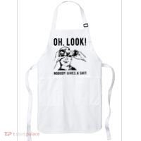 Oh Look Nobody Gives A Shit Offensive Men Nobody Cares Mocking Novelty Apron thumb 0