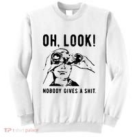 Oh Look Nobody Gives A Shit Offensive Men Nobody Cares Mocking Novelty Sweatshirt thumb 0