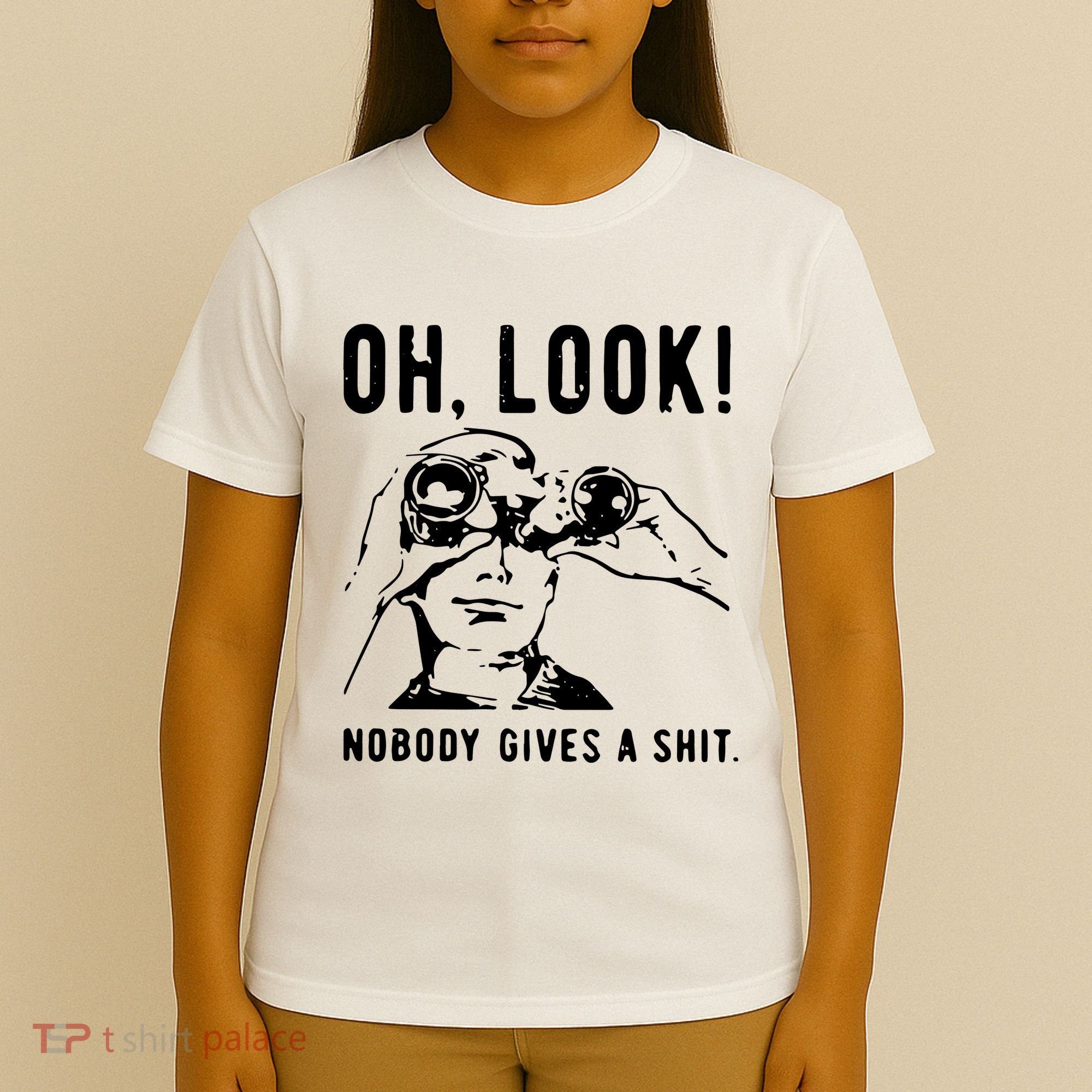 Oh Look Nobody Gives A Shit Offensive Men Nobody Cares Mocking Novelty T-Shirt