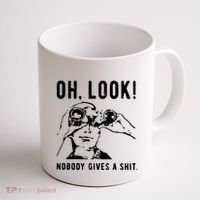 Oh Look Nobody Gives A Shit Offensive Men Nobody Cares Mocking Novelty Coffee Mug thumb 1
