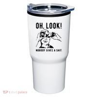 Oh Look Nobody Gives A Shit Offensive Men Nobody Cares Mocking Novelty Tumbler thumb 0