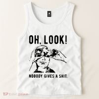 Oh Look Nobody Gives A Shit Offensive Men Nobody Cares Mocking Novelty Tank Top thumb 2