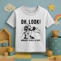 Oh Look Nobody Gives A Shit Offensive Men Nobody Cares Mocking Novelty Toddler T-Shirt thumb 3