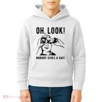 Oh Look Nobody Gives A Shit Offensive Men Nobody Cares Mocking Novelty Kids Hoodie thumb 4
