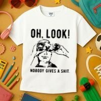 Oh Look Nobody Gives A Shit Offensive Men Nobody Cares Mocking Novelty Kids T-Shirt thumb 3