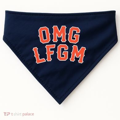 Omg Lfgm New York USA-Made Doggie Bandana