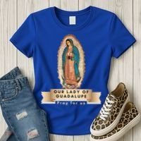 Our Lady Of Guadalupe Mary Catholic Religious Gift Women's T-Shirt thumb 3