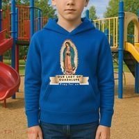 Our Lady Of Guadalupe Mary Catholic Religious Gift Kids Hoodie thumb 2