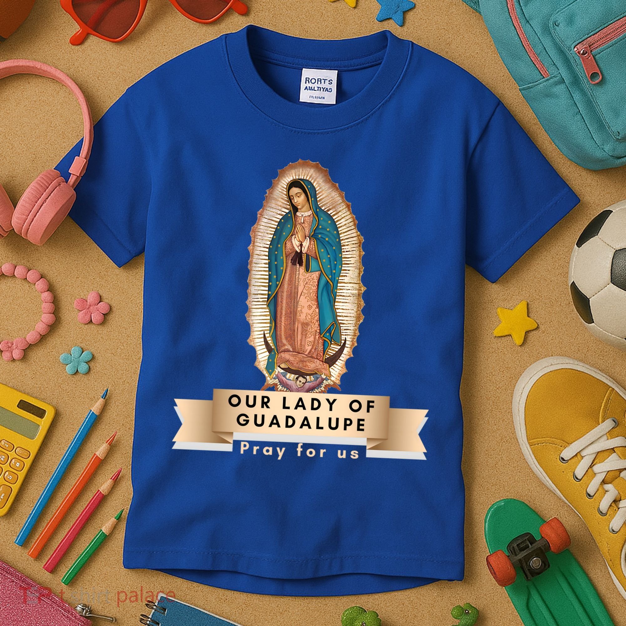 Our Lady Of Guadalupe Mary Catholic Religious Gift Kids T-Shirt