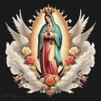 Our Lady Of Guadalupe Virgin Mary Catholic Saint Mousepad thumb 1