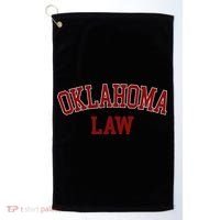 Oklahoma Law Oklahoma Bar Graduate Gift Lawyer Golf Towel thumb 0