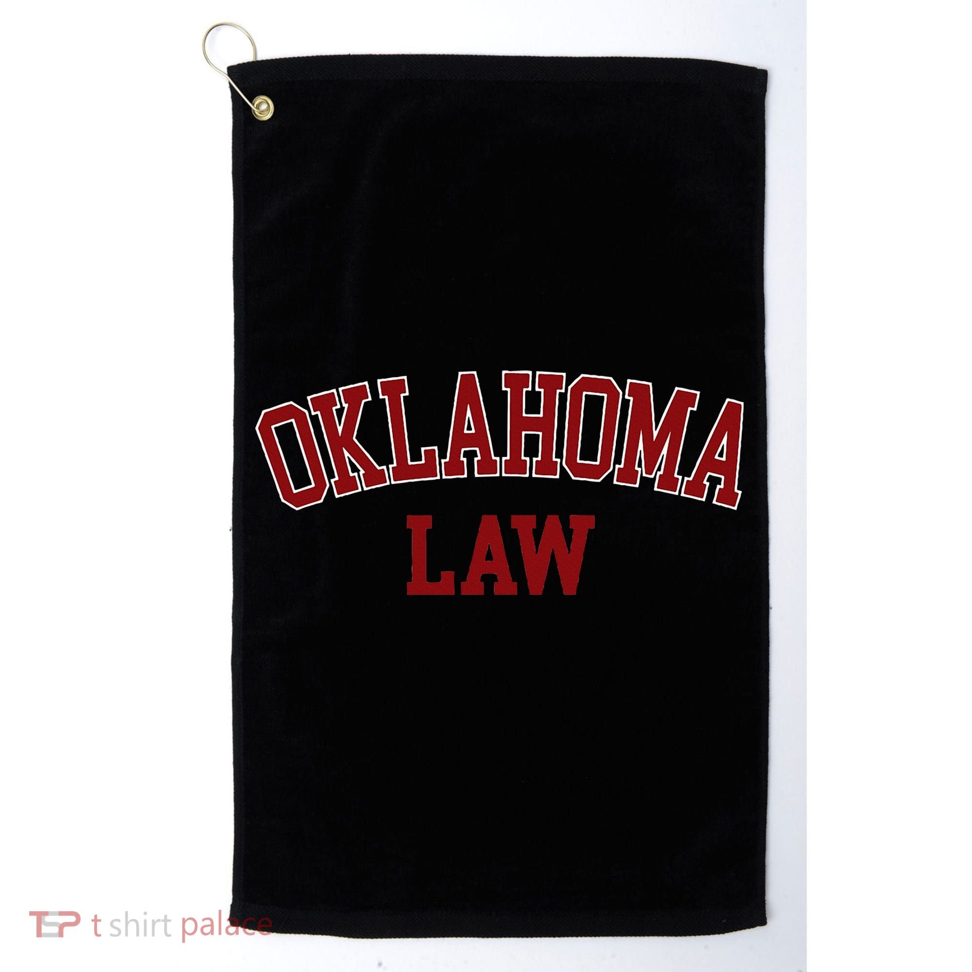 Oklahoma Law Oklahoma Bar Graduate Gift Lawyer Golf Towel