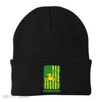 Oregon Lovers Oregon Souvenir Patriotic Retro American Flag Beanie thumb 0