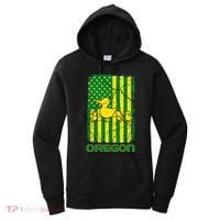 Oregon Lovers Oregon Souvenir Patriotic Retro American Flag Women's Hoodie thumb 0