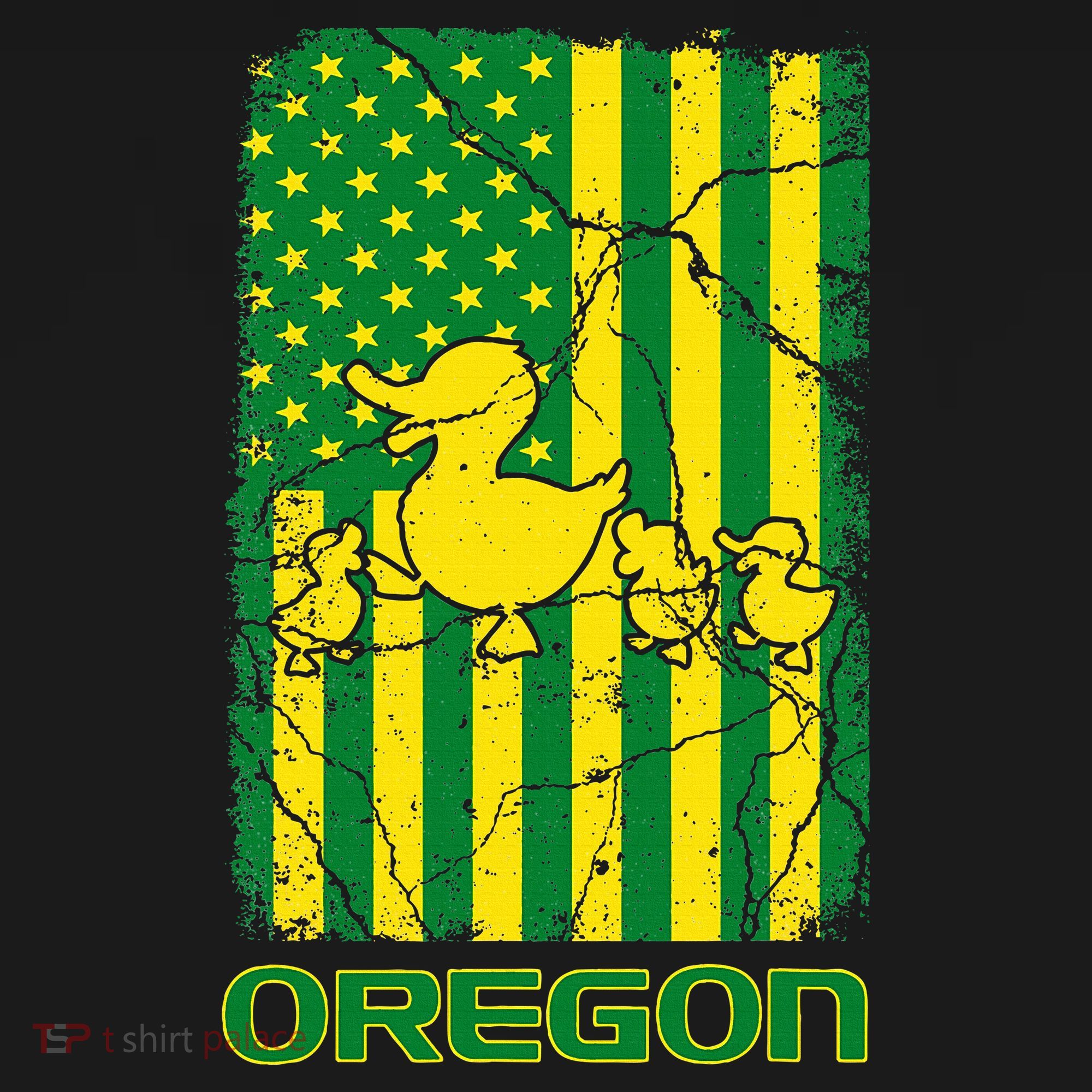 Oregon Lovers Oregon Souvenir Patriotic Retro American Flag Women's Hoodie