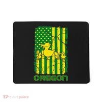 Oregon Lovers Oregon Souvenir Patriotic Retro American Flag Mousepad thumb 0