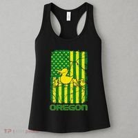 Oregon Lovers Oregon Souvenir Patriotic Retro American Flag Women's Tank Top thumb 3