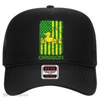 Oregon Lovers Oregon Souvenir Patriotic Retro American Flag Hat thumb 0