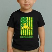 Oregon Lovers Oregon Souvenir Patriotic Retro American Flag Toddler T-Shirt thumb 2