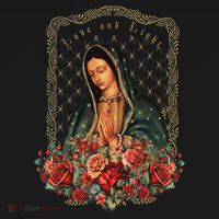 Our Lady Of Guadalupe Virgin Mary Catholic Saint Polo thumb 3