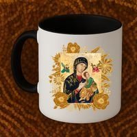 Our Lady Of Perpetual Help Blessed Mother Mary Catholic Icon Gift Coffee Mug thumb 2