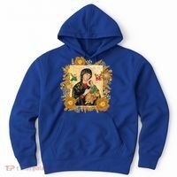 Our Lady Of Perpetual Help Blessed Mother Mary Catholic Icon Gift Hoodie thumb 0