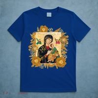 Our Lady Of Perpetual Help Blessed Mother Mary Catholic Icon Gift T-Shirt thumb 5