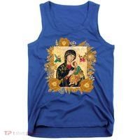 Our Lady Of Perpetual Help Blessed Mother Mary Catholic Icon Gift Tank Top thumb 0