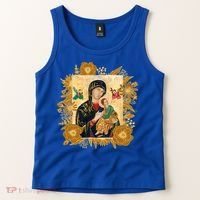 Our Lady Of Perpetual Help Blessed Mother Mary Catholic Icon Gift Tank Top thumb 2