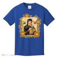 Our Lady Of Perpetual Help Blessed Mother Mary Catholic Icon Gift Kids T-Shirt thumb 0
