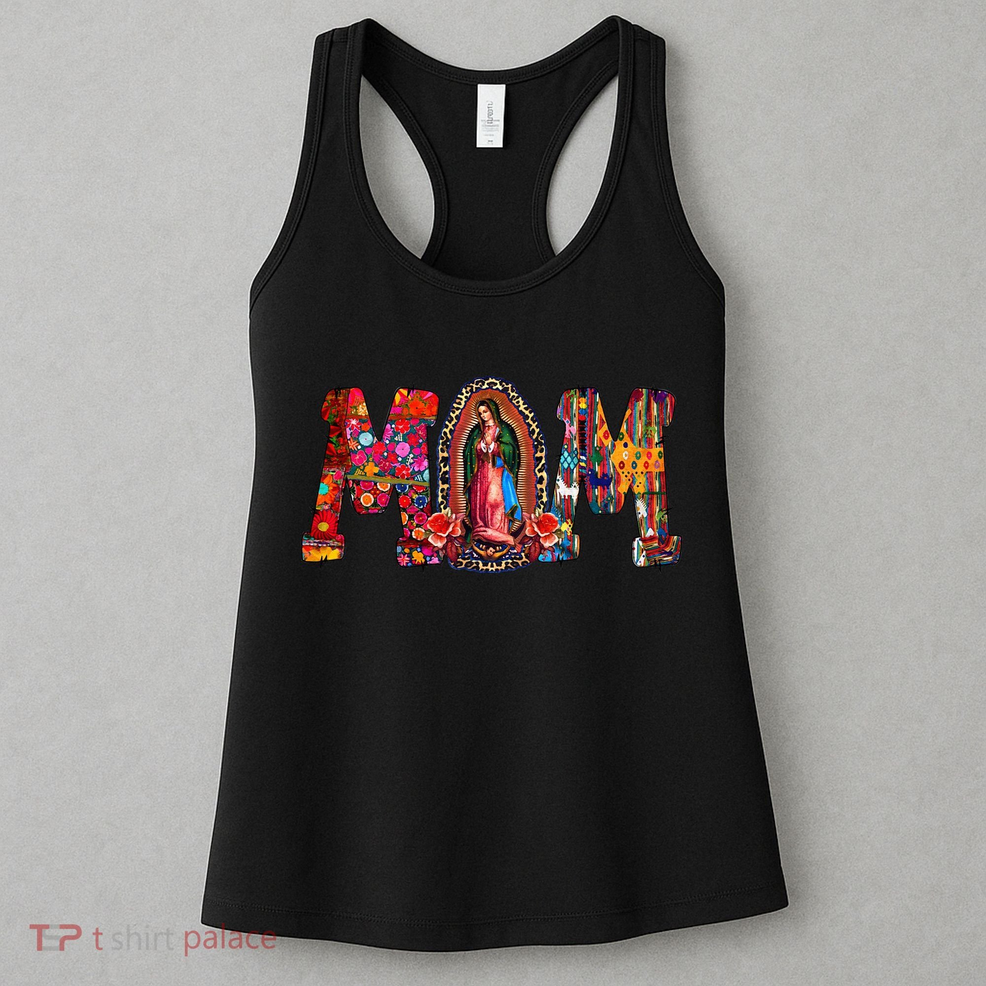 Our Lady Of Guadalupe Catholic Virgin Mary Mexican Mom Women's Tank Top